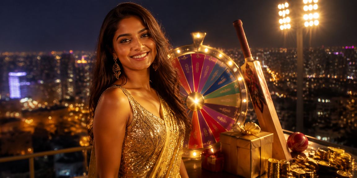 Energetic night market scene in Pune symbolizing vibrant betting community